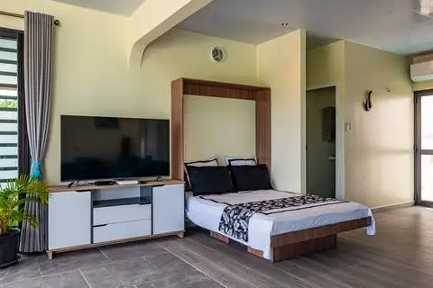 living-room-bed-sunset-villa-rental-bora-bora